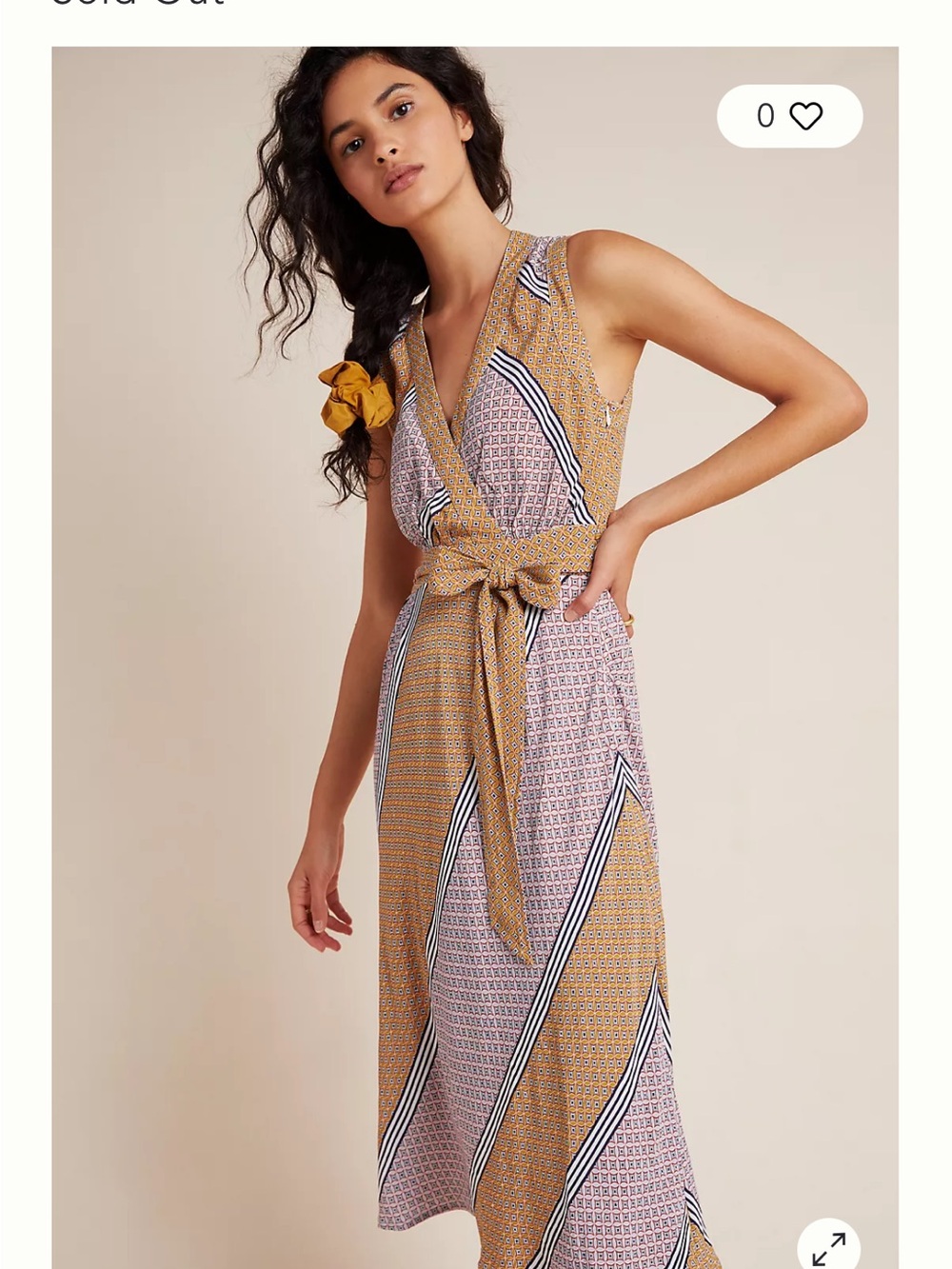 Anthropologie maeve Carla wrap dress